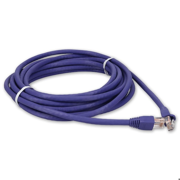 30FT RJ-45 MALE TO RJ-45 MALE STRAIGHT PURPLE CAT6A UTP COPPER PVC PAT